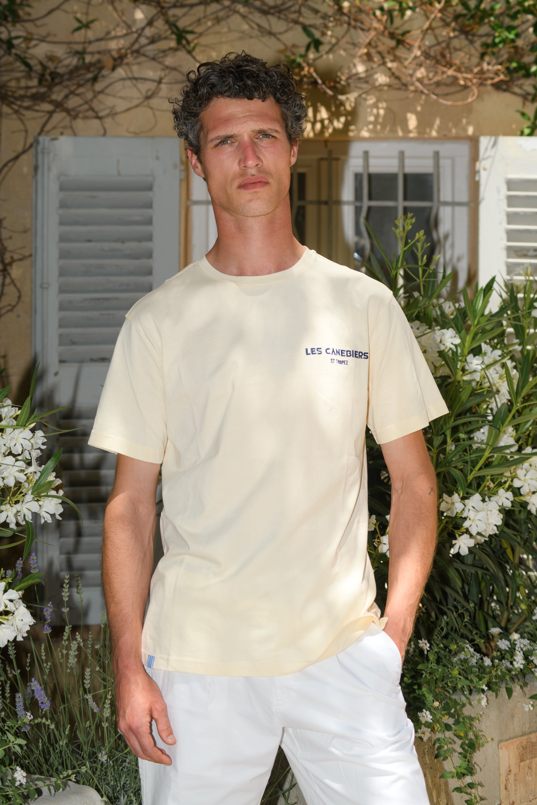 TShirt Map St-Tropez - Cream