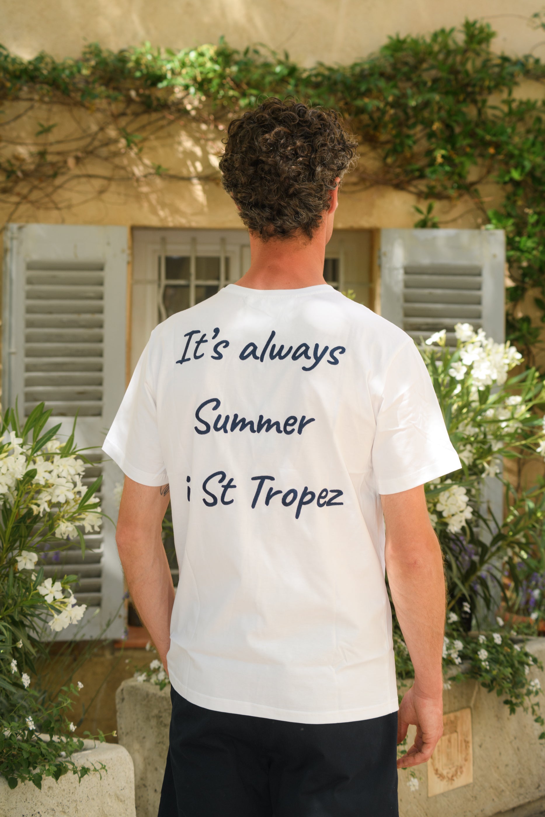 T shirt Always St-tropez white