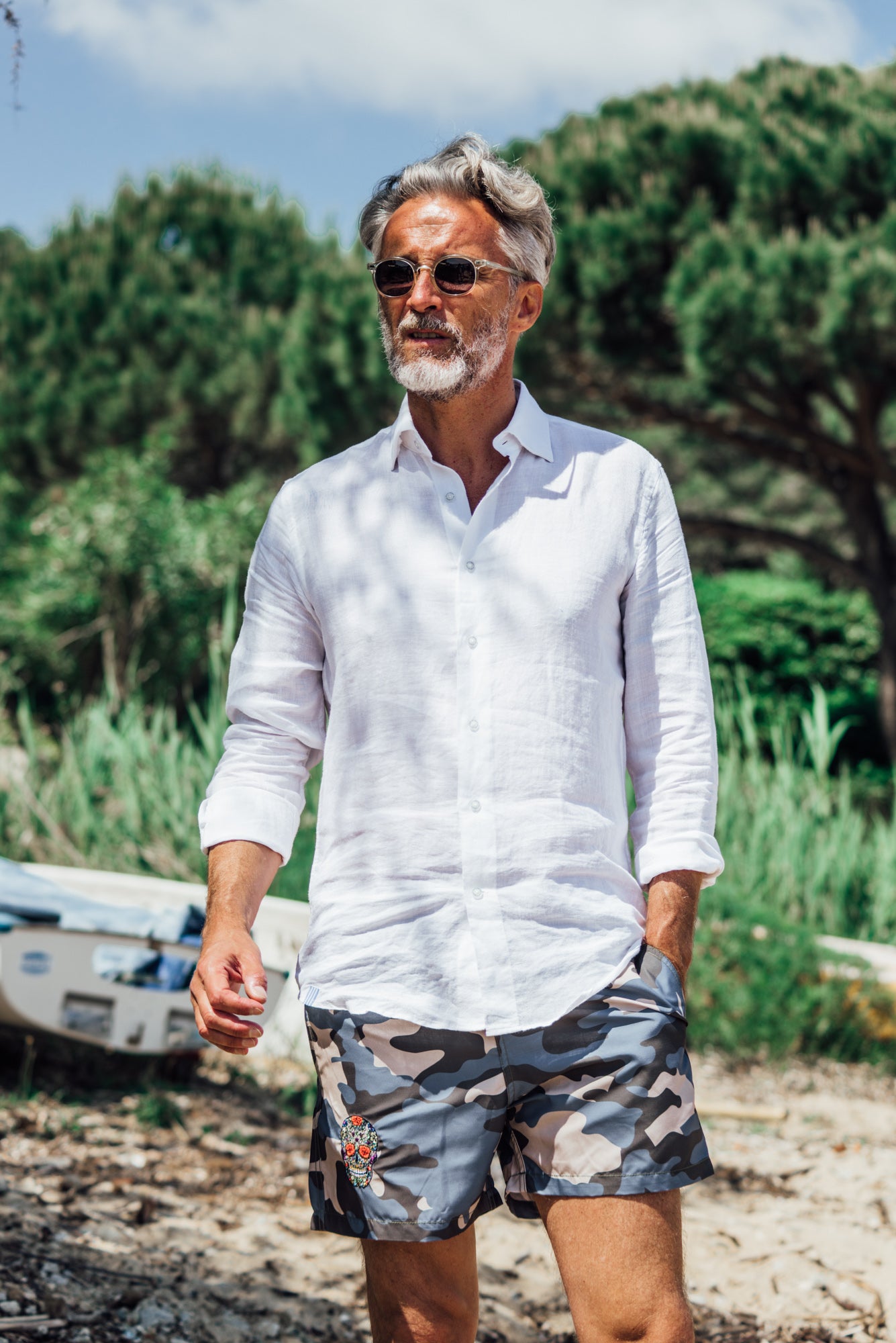 Ermitage Court Mex Camo - Blue