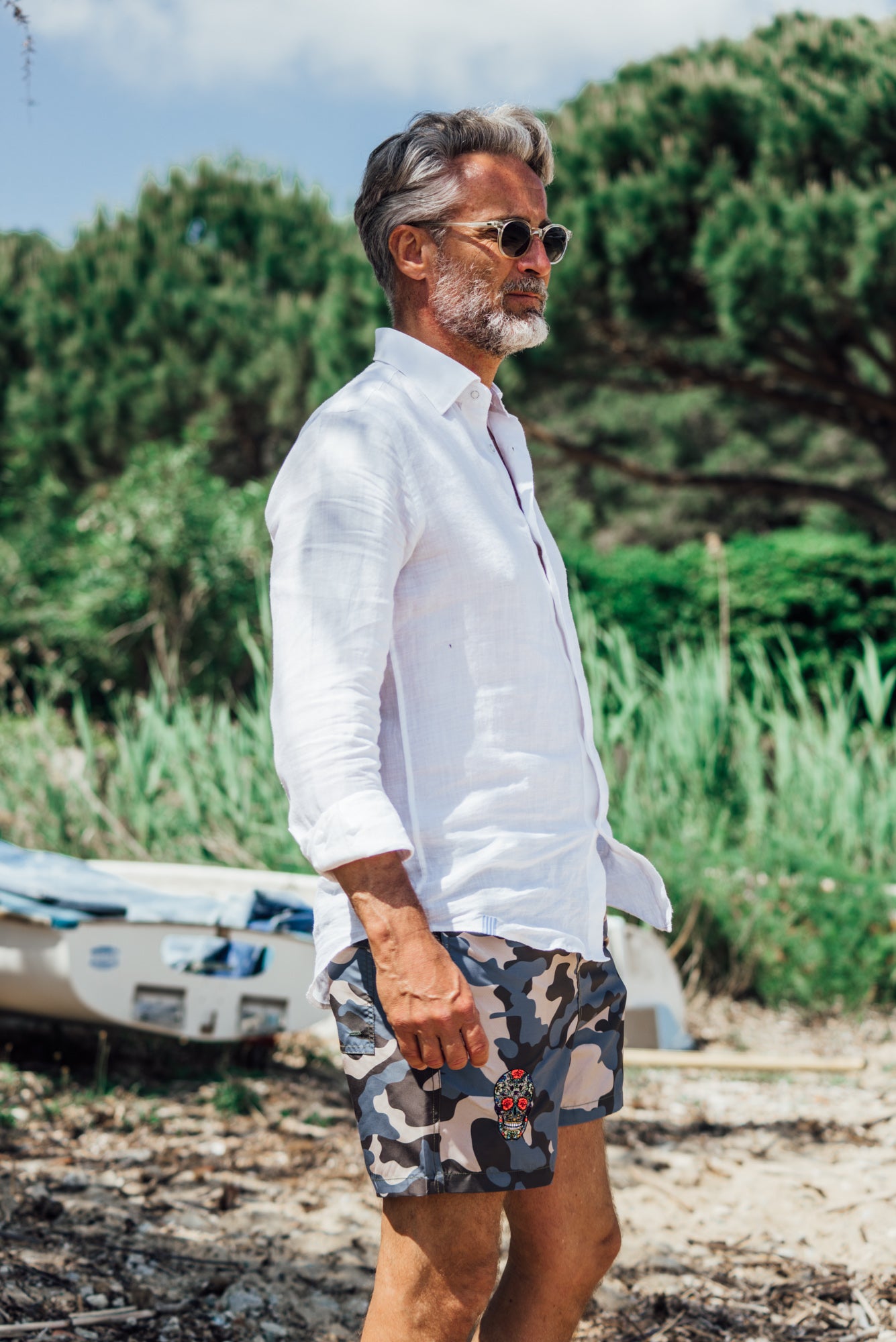 Ermitage Court Mex Camo - Blue