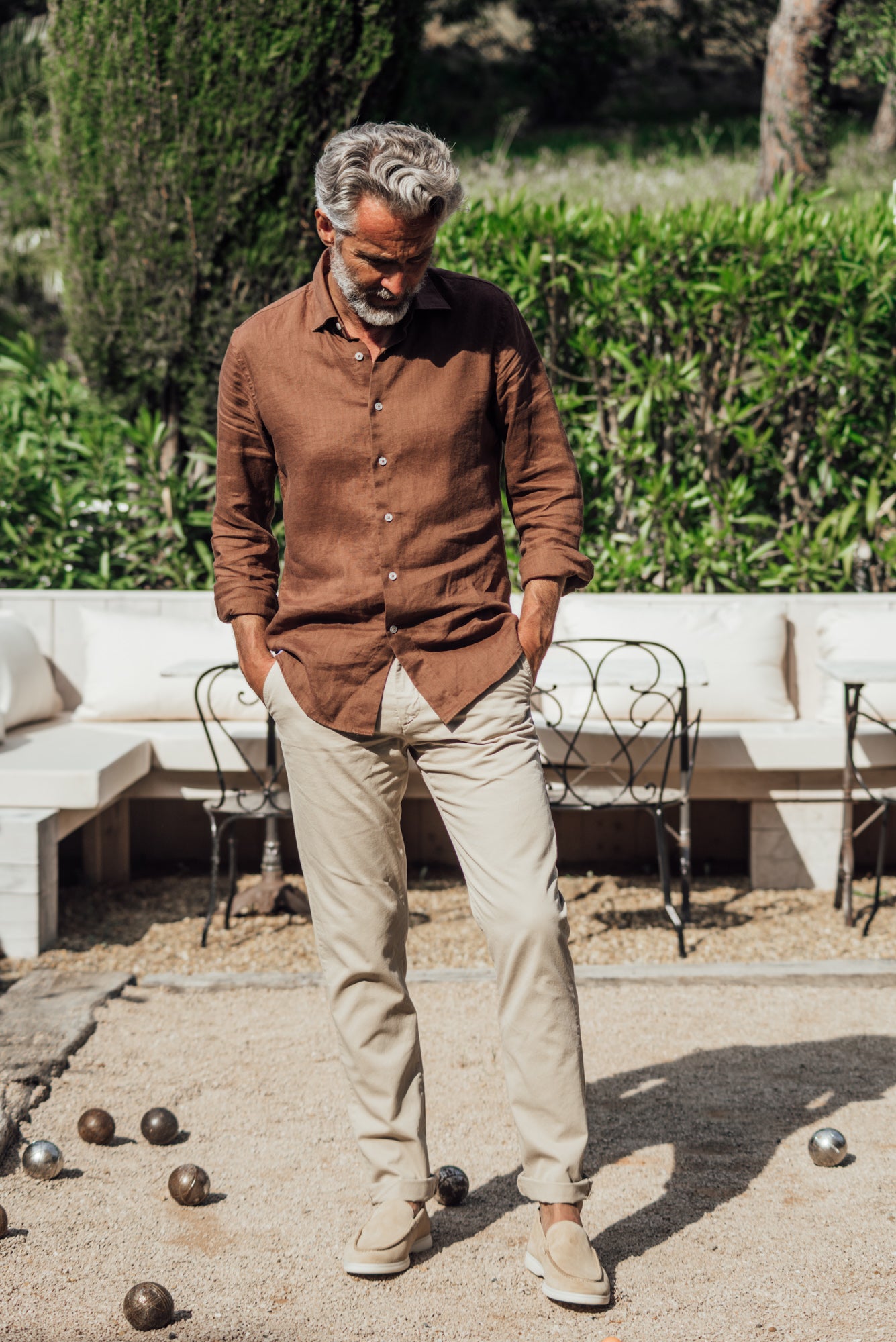 Tartane pants - Beige