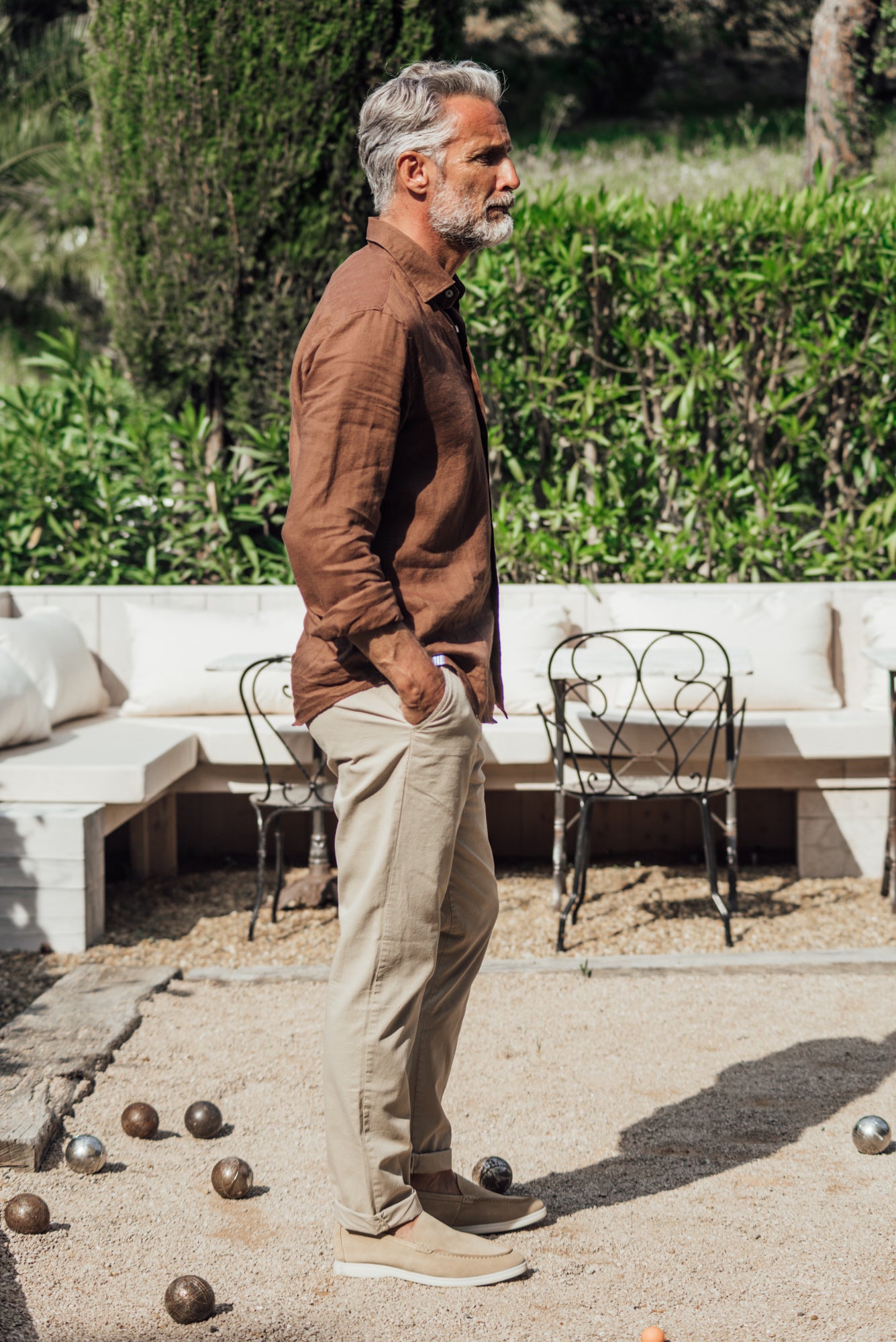 Tartane pants - Beige