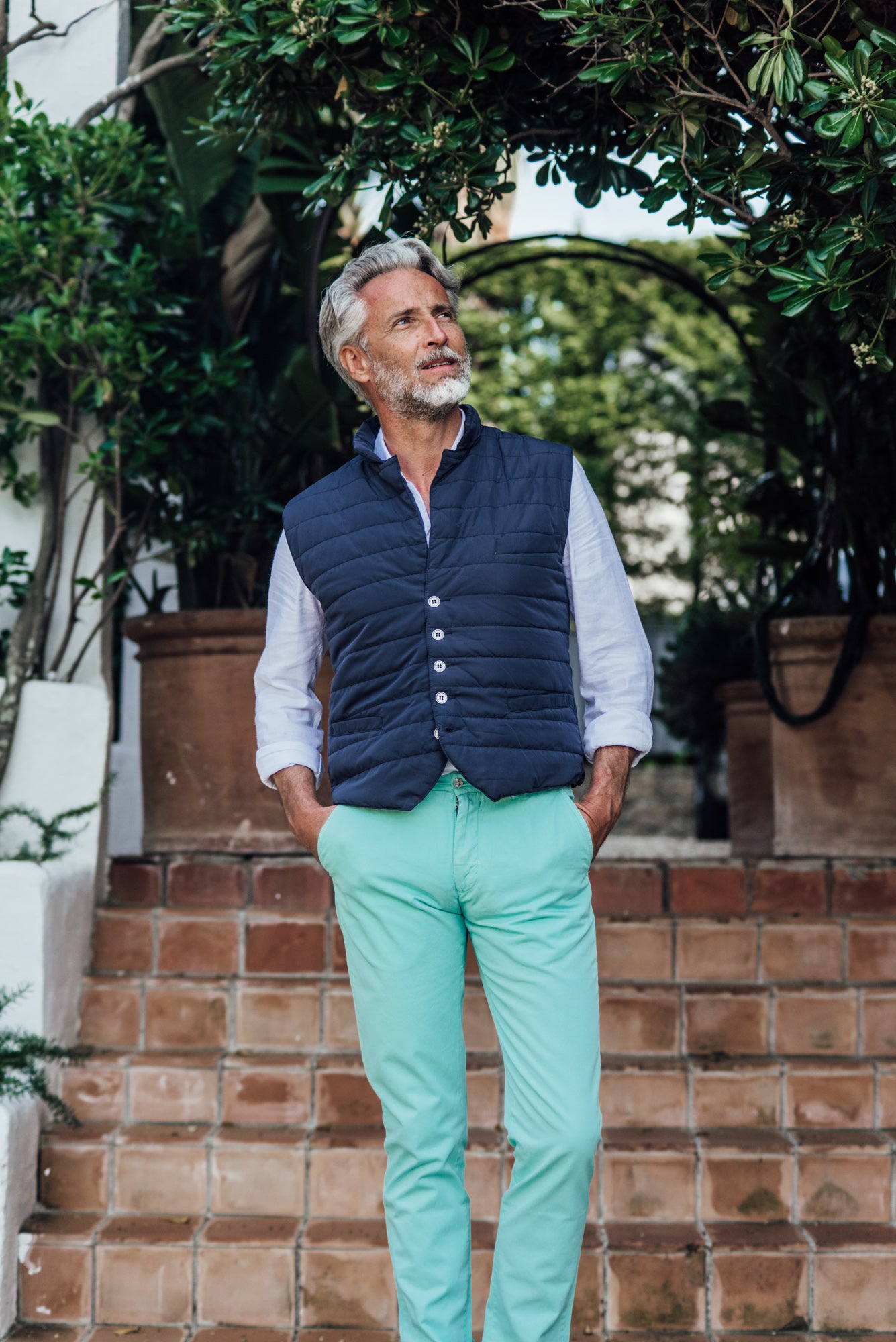 Tartane pants - Green Water