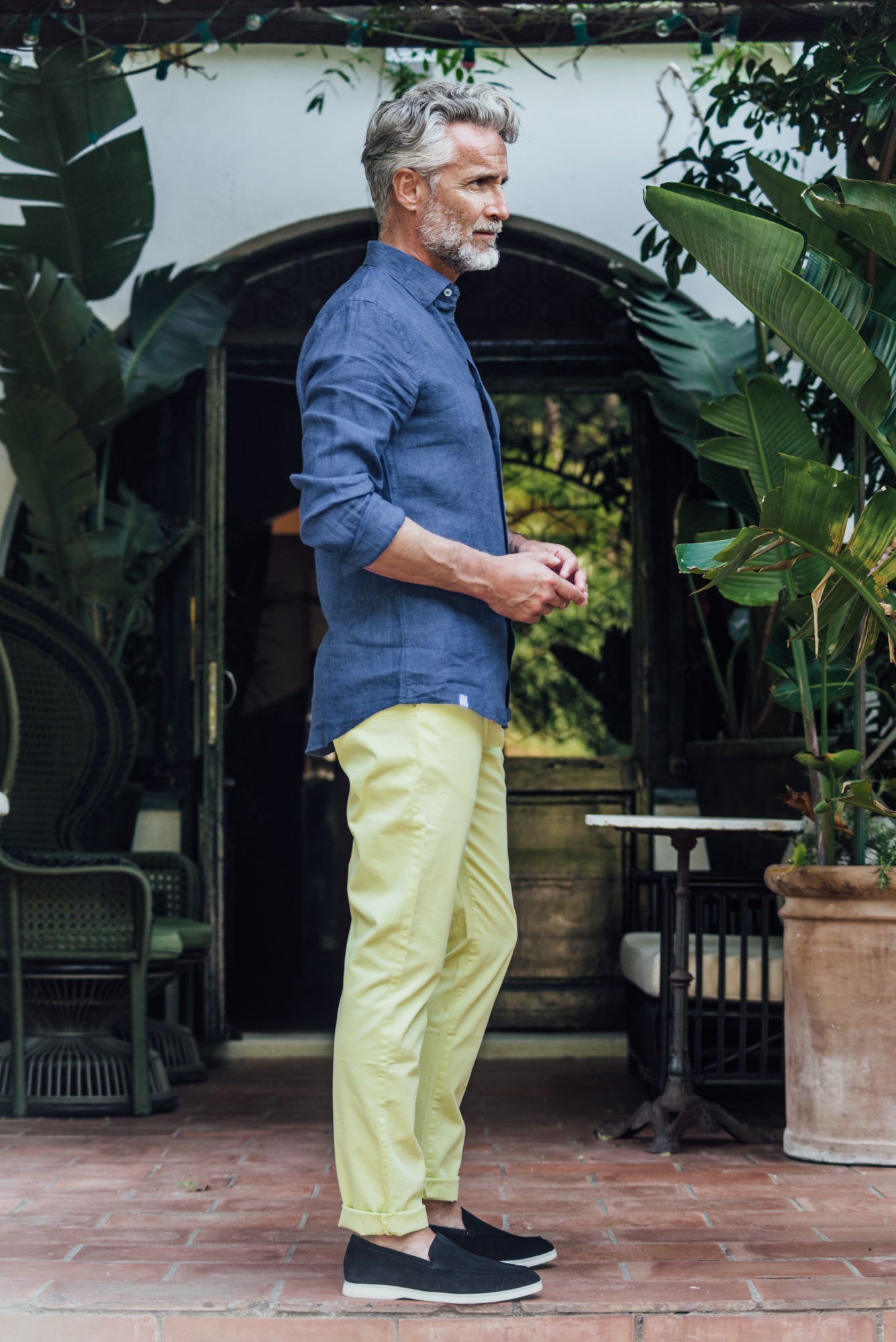 Tartane pants - Yellow
