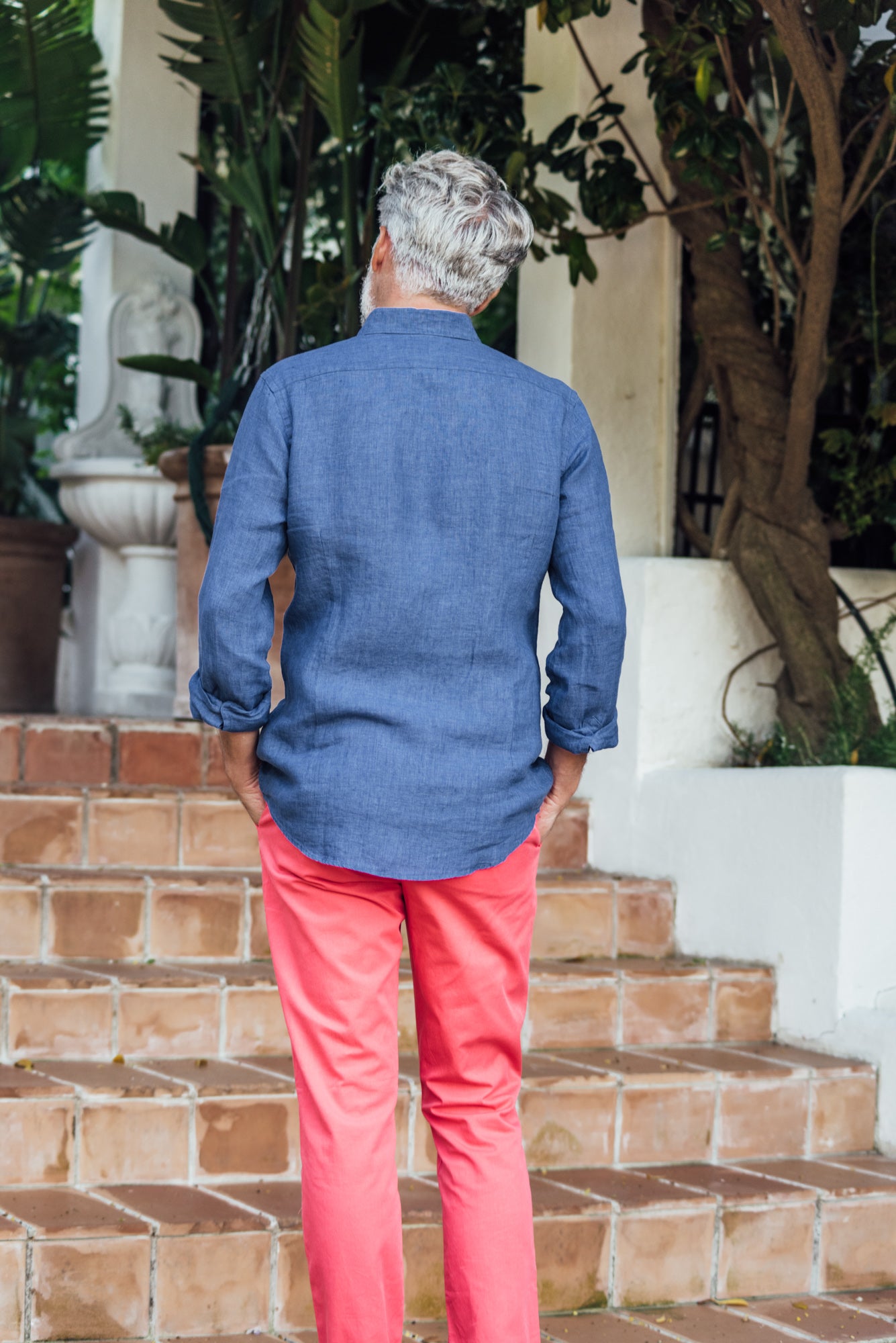 Tartane pants - Raspberry