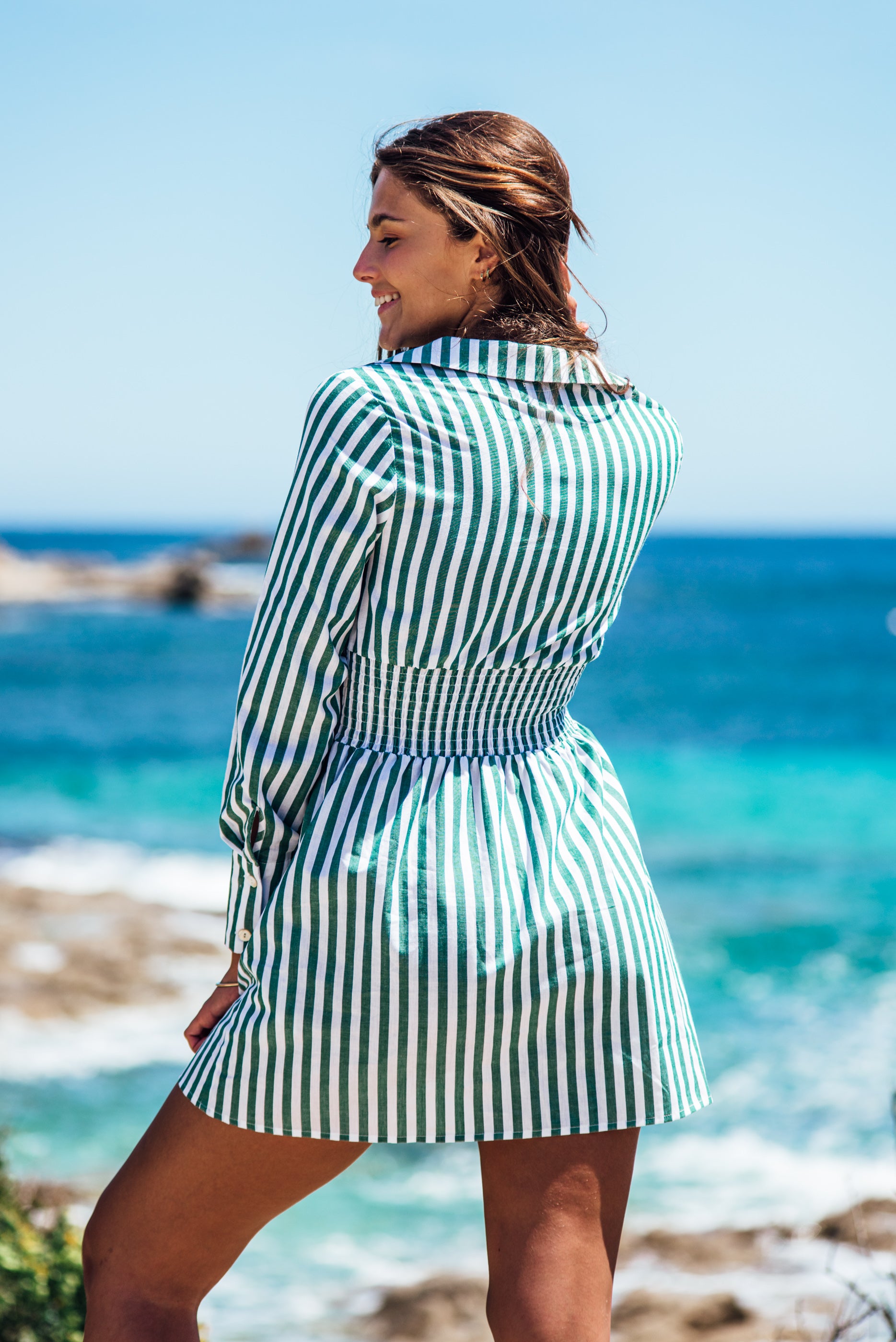 Vignes - Green Stripes