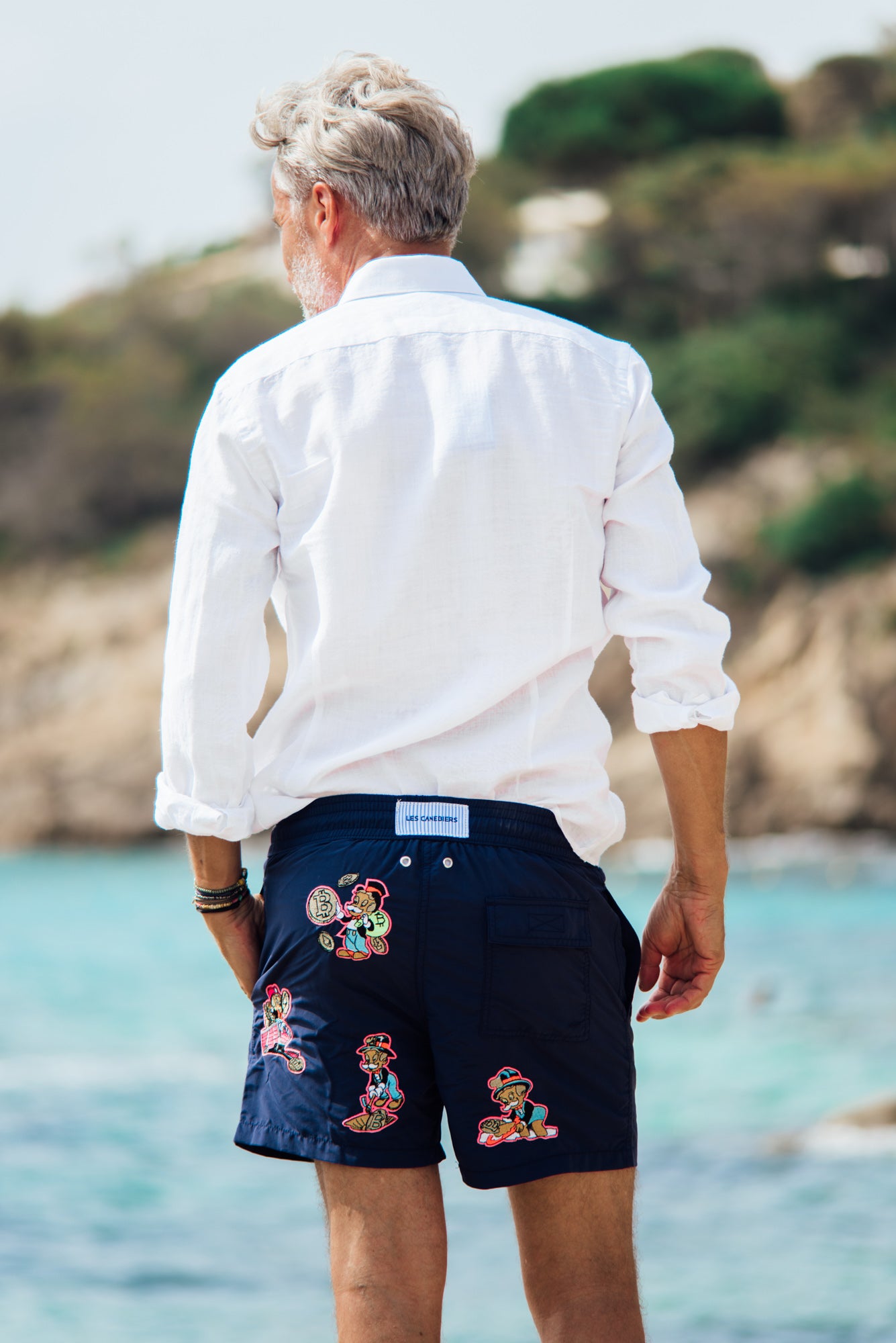 All Over Bitcoin - Navy