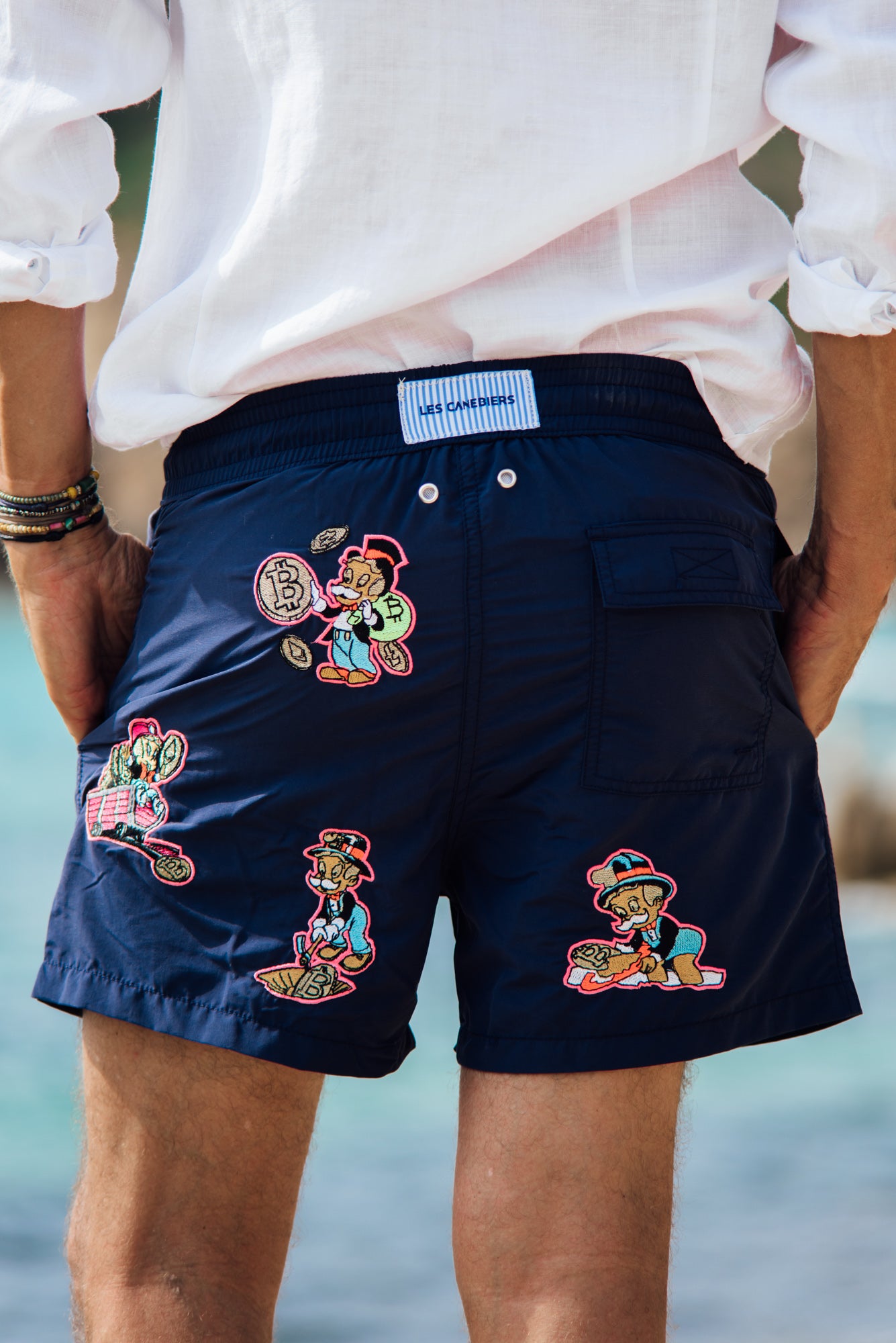 All Over Bitcoin - Navy