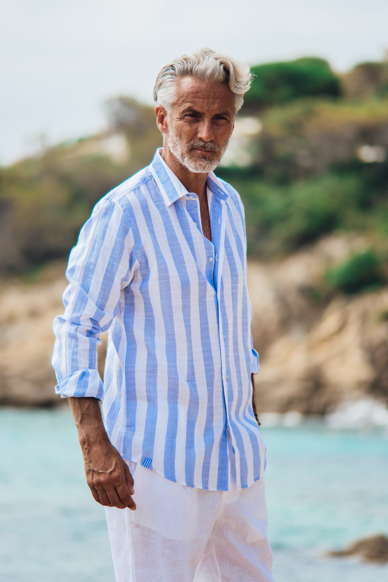 Divin Cotton - Blue Stripes