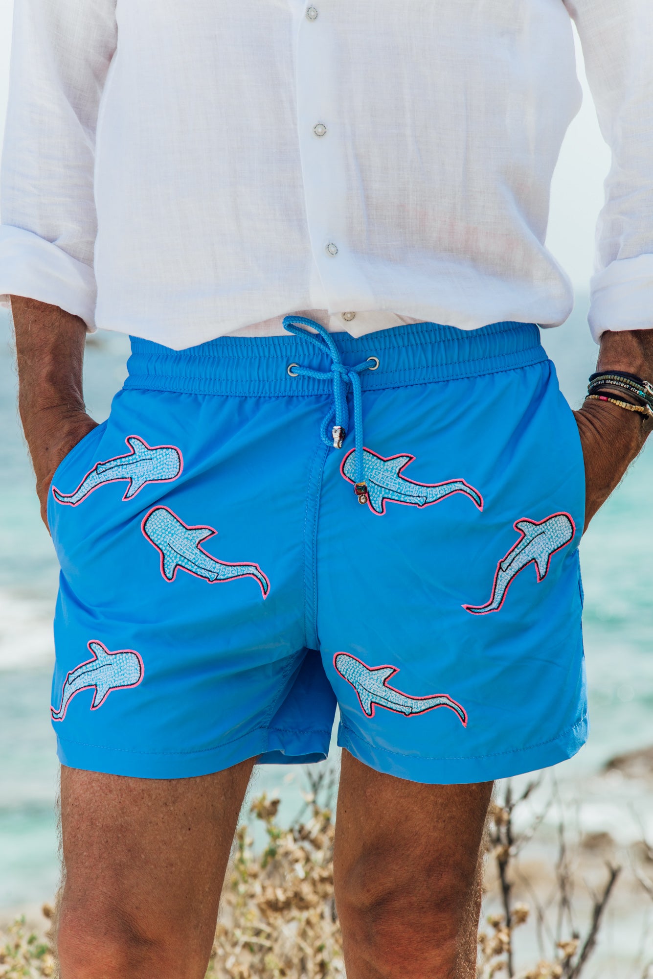 All Over Shark - Sky Blue