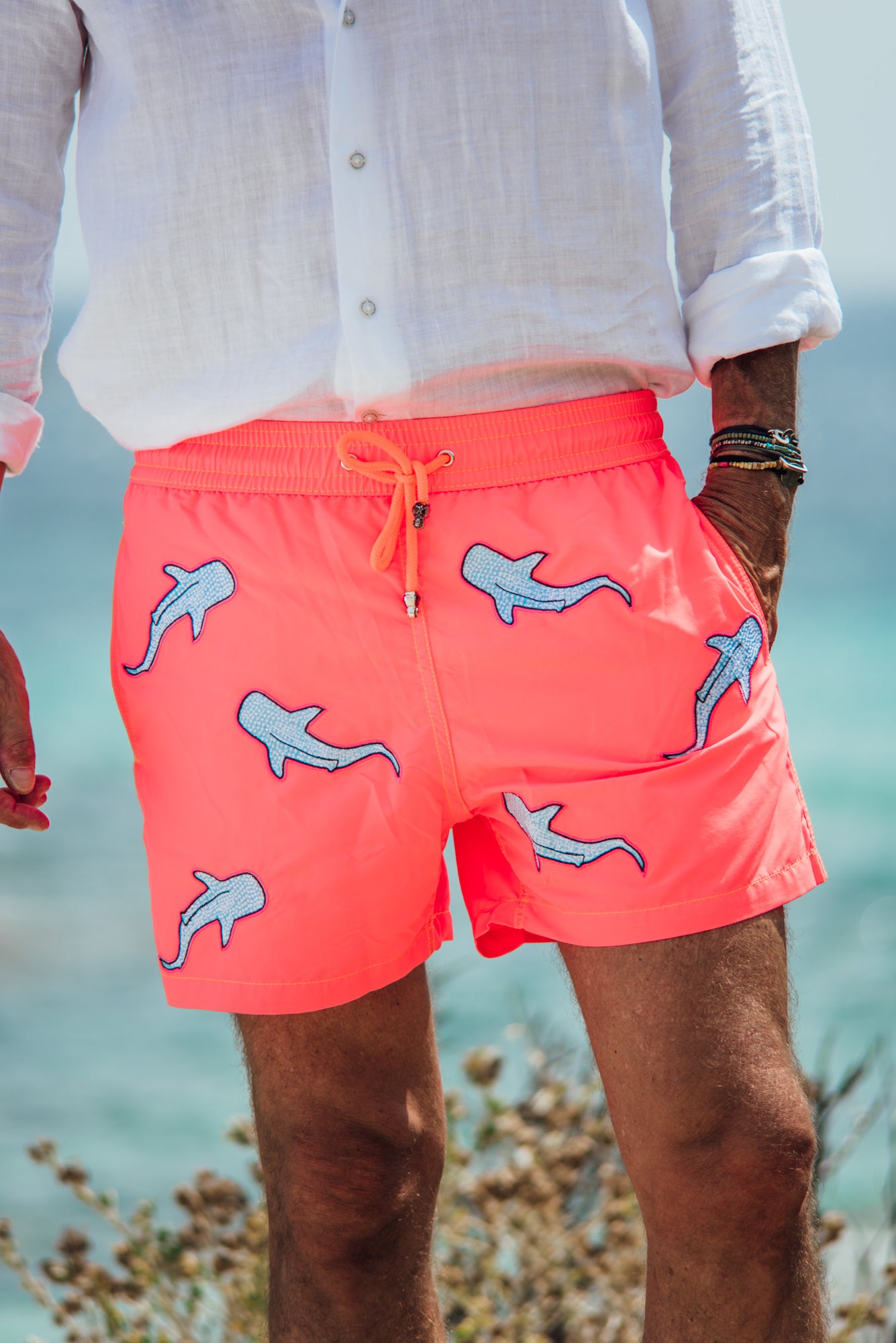 All Over Shark - Orange