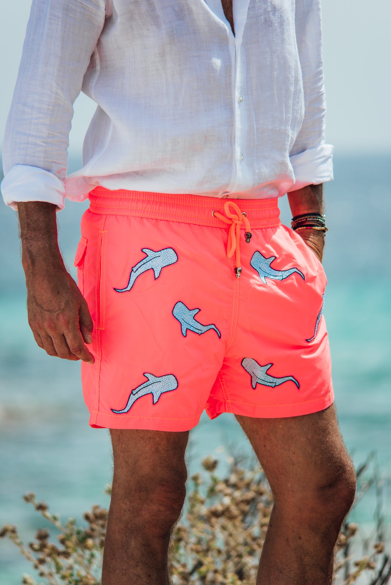 All Over Shark - Orange