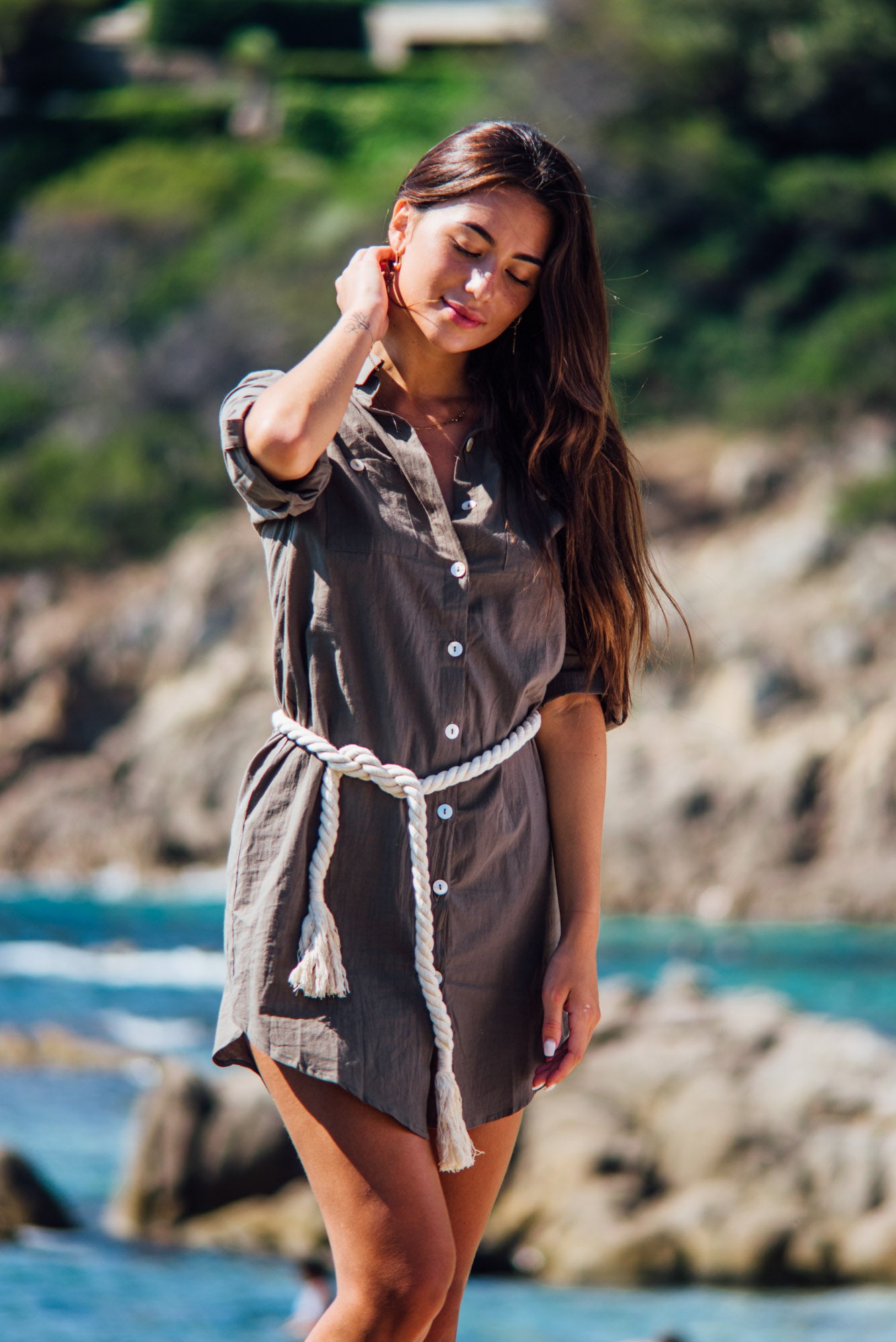 Mimosas dress - Khaki