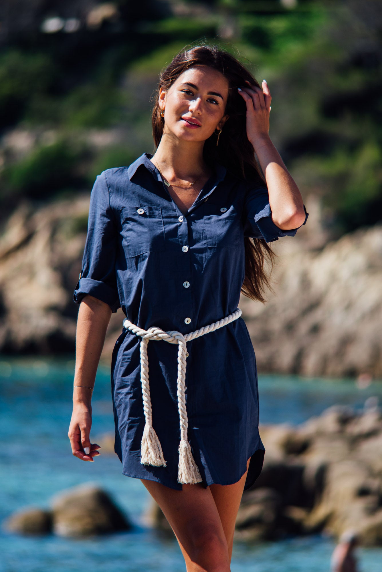 Mimosas dress - Navy