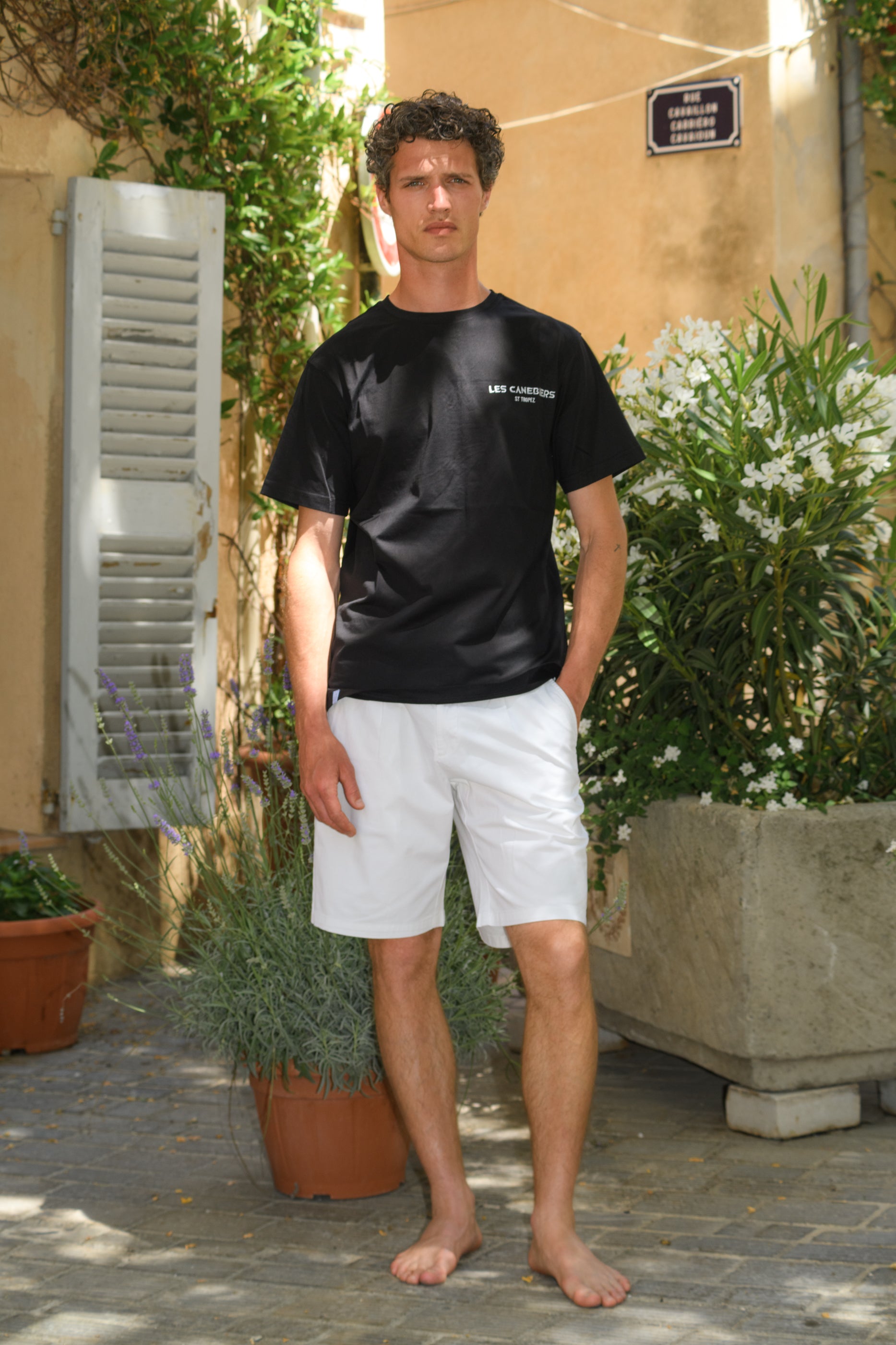 TShirt Map St-Tropez - Black