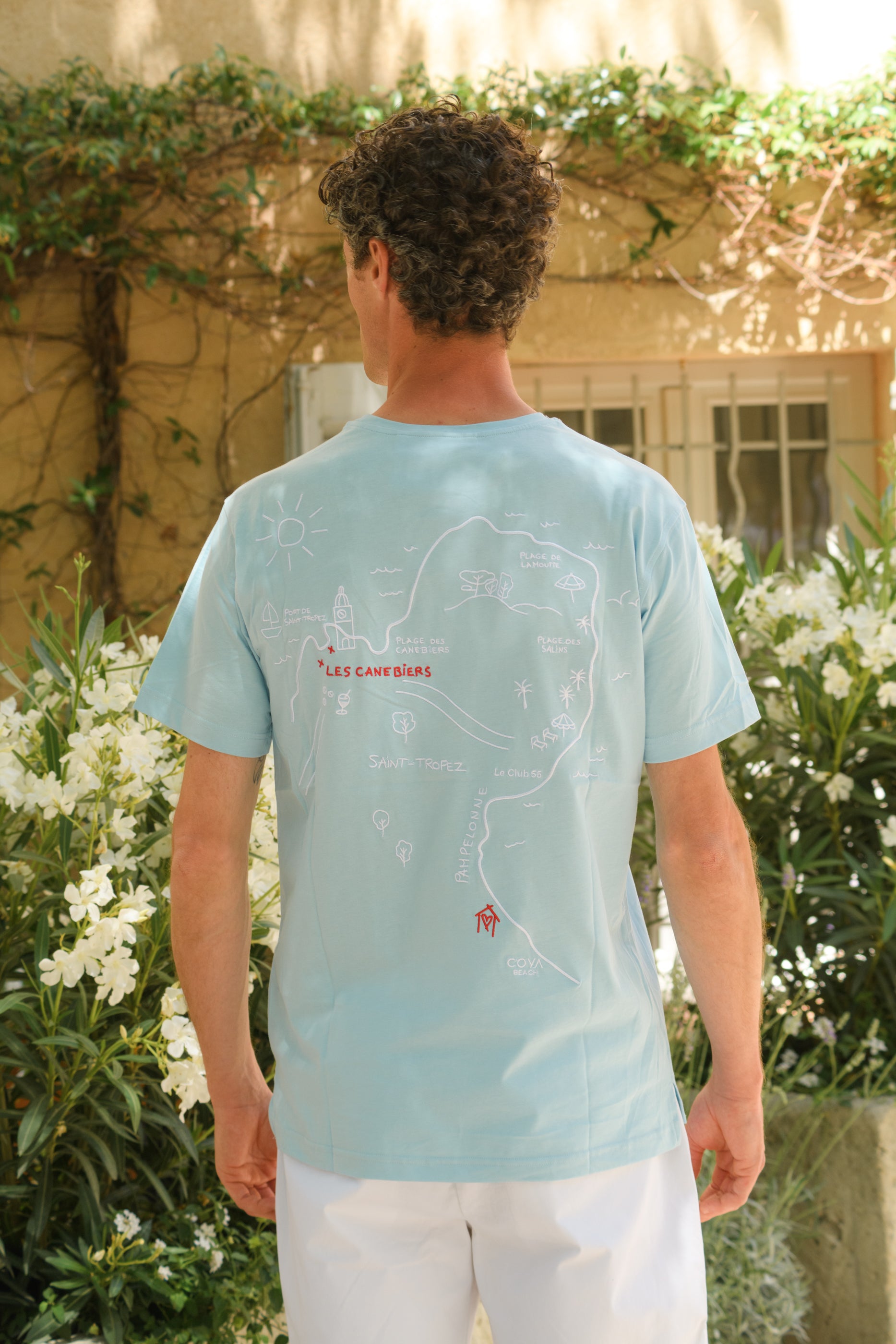 TShirt Map St-Tropez - Blue