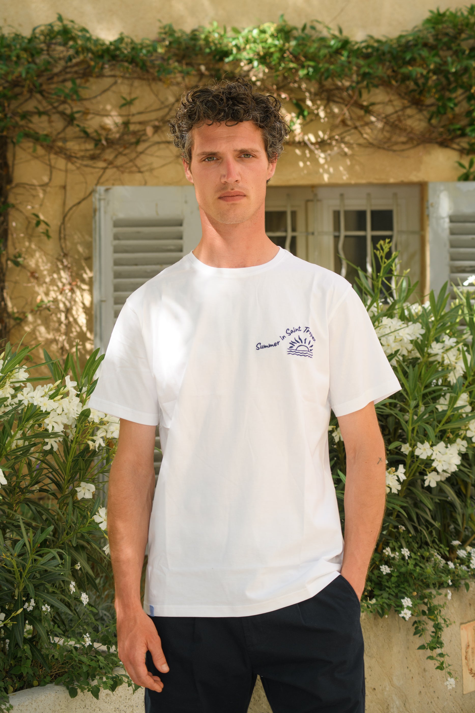 T shirt Always St-tropez white