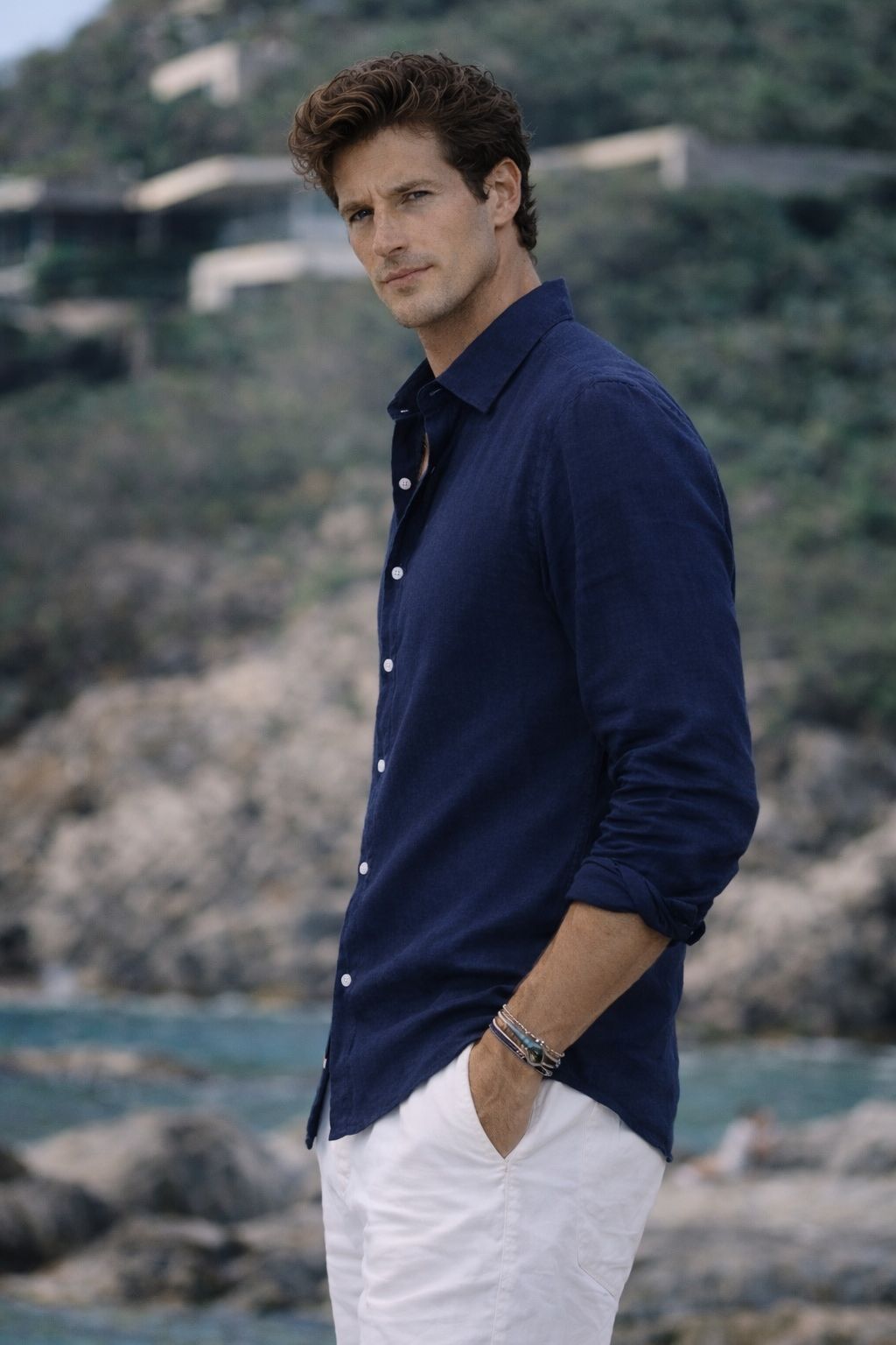 Divin- Cotton Mixte Navy