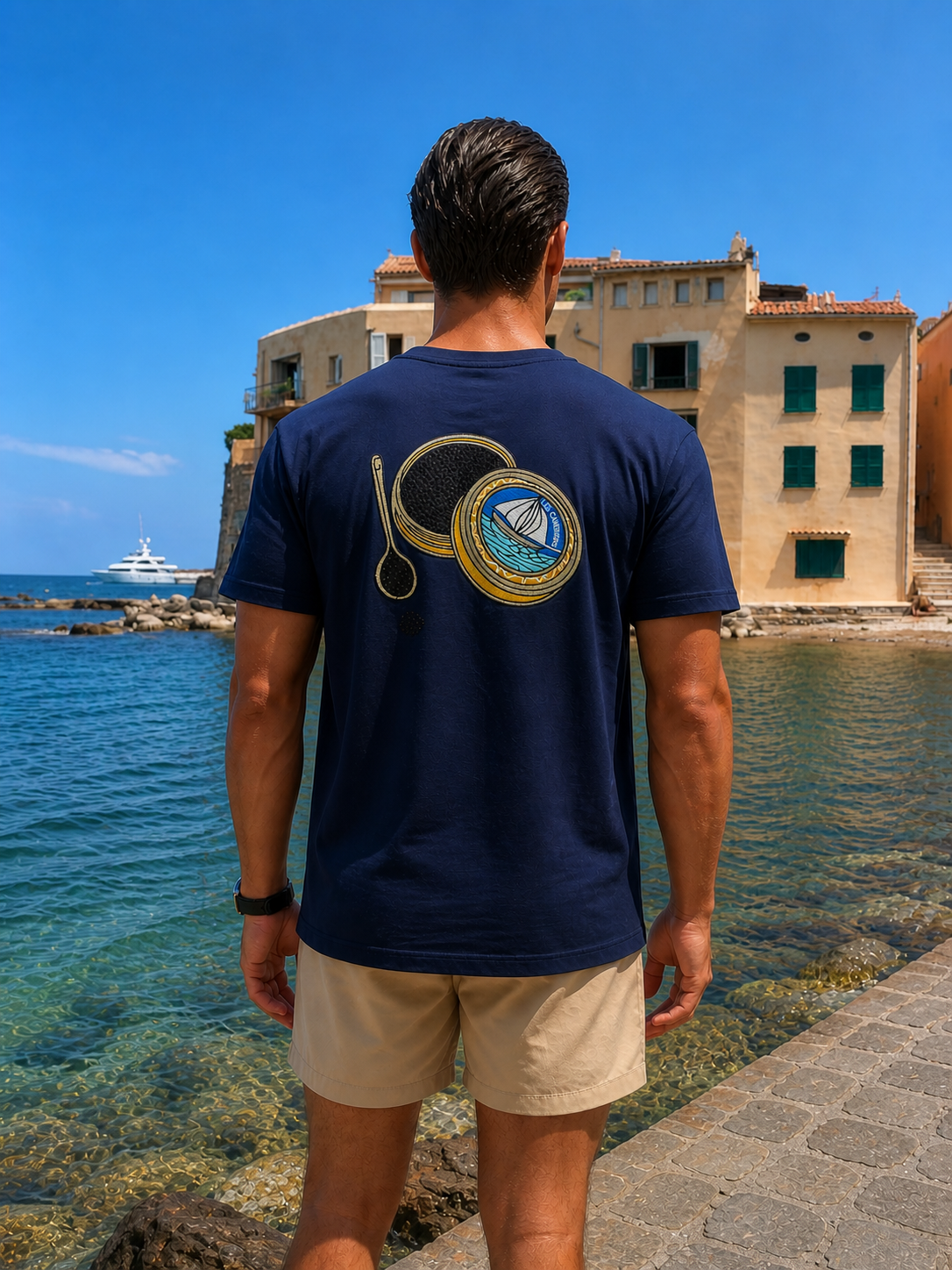 t-shirt caviar navy