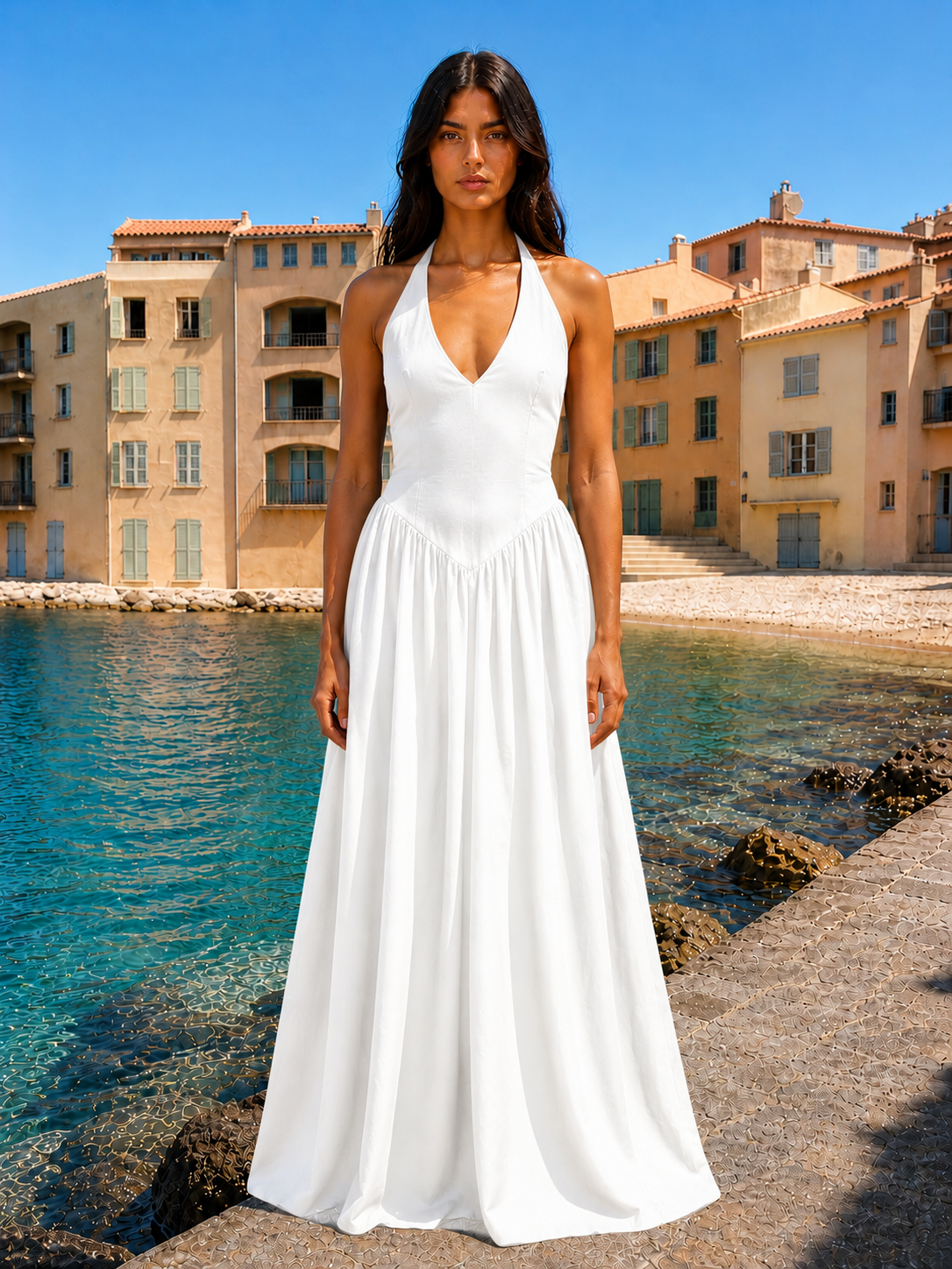 Robe vallee white