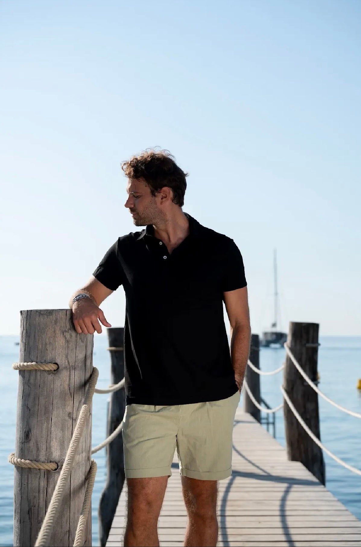 Polo SHS Marsouin - Black