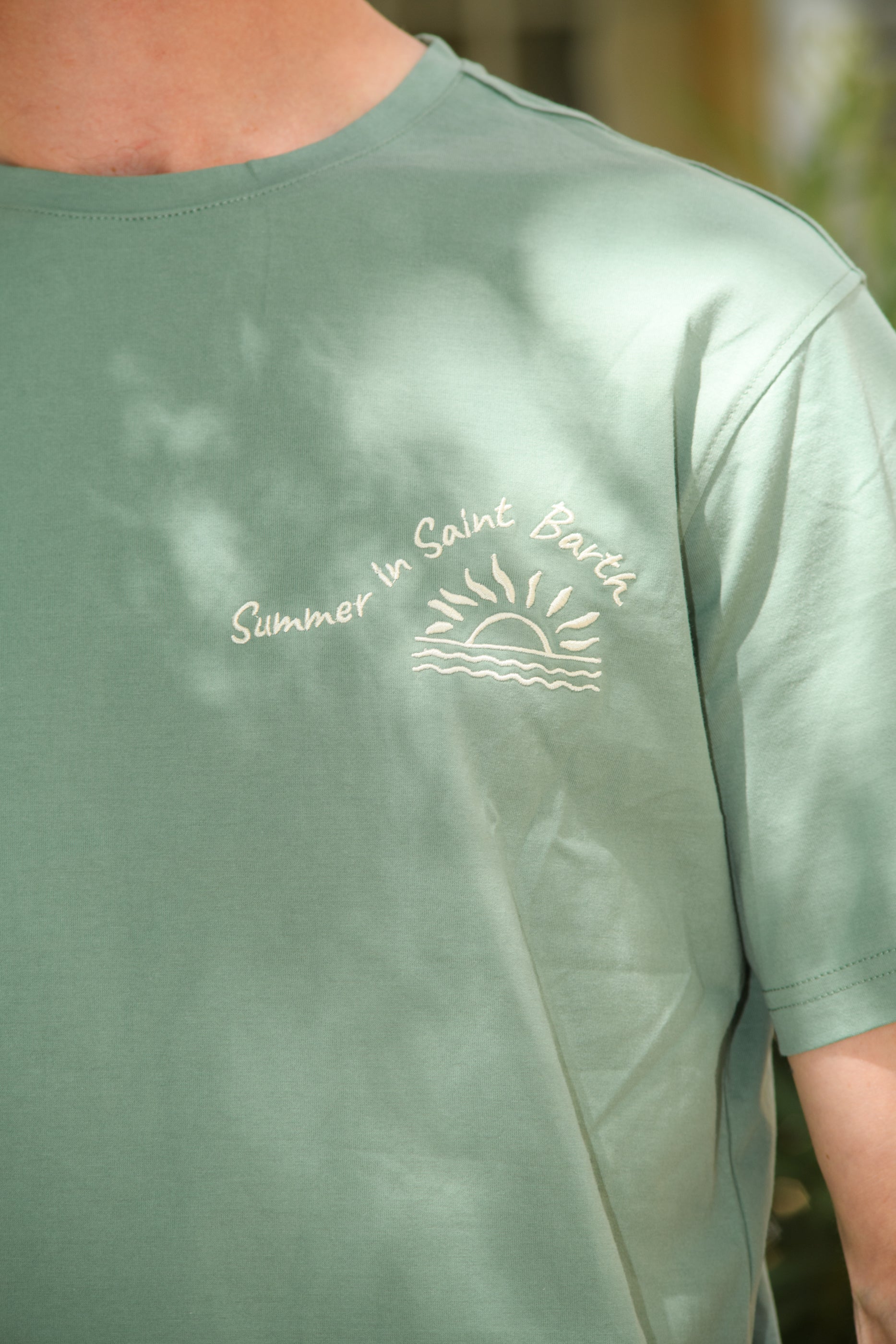 T shirt Always St-Barth green