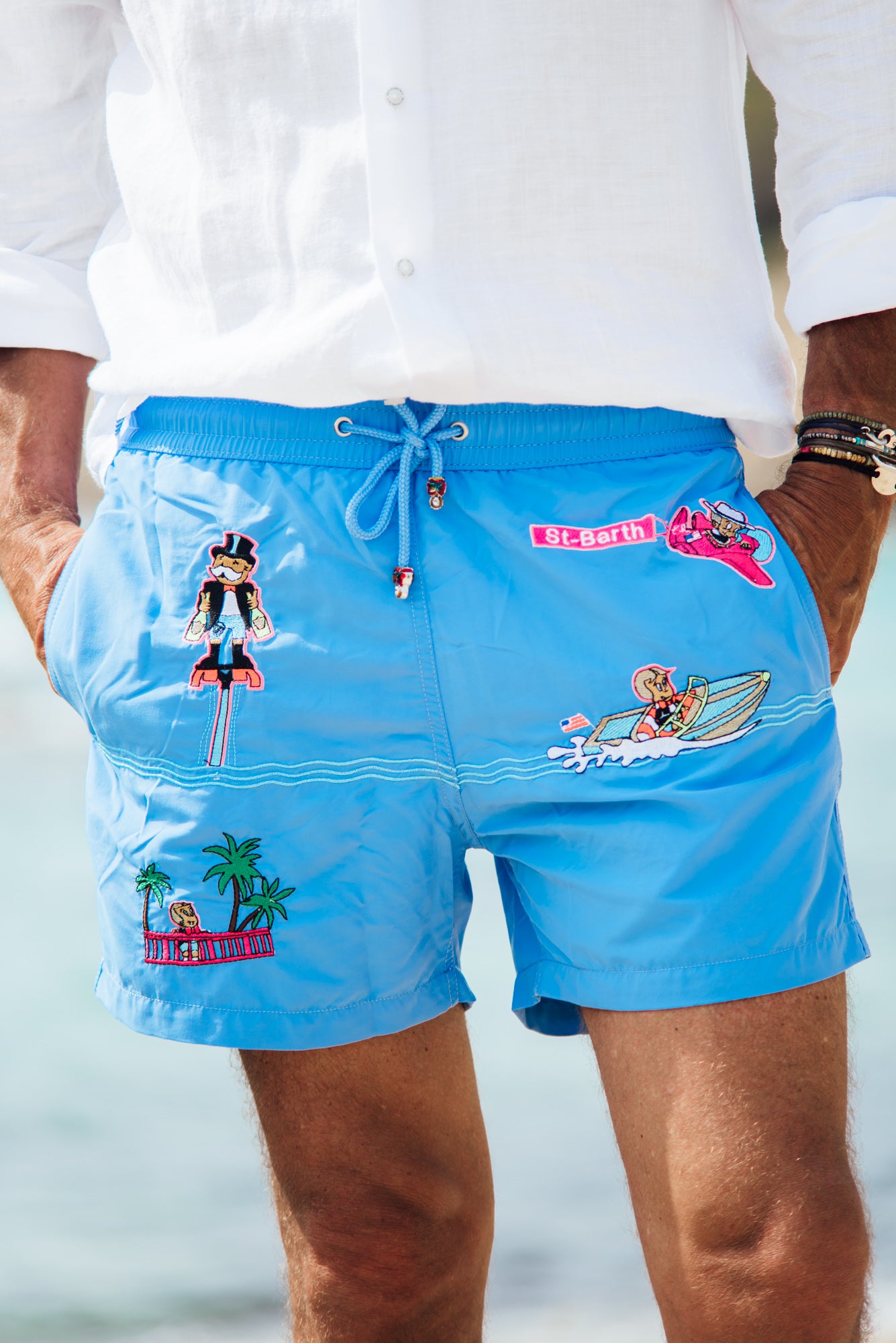 Les canebiers swim shorts on sale