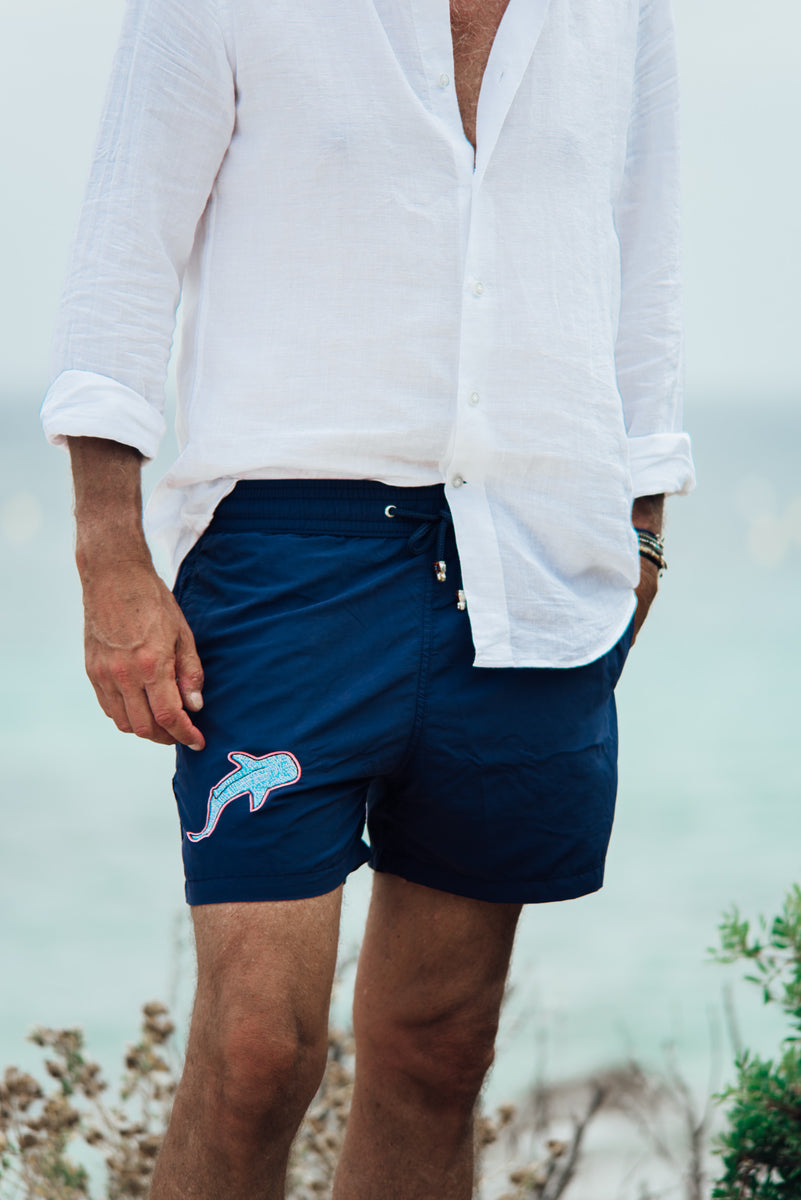 Ermitage Mono Shark - Navy – Les Canebiers